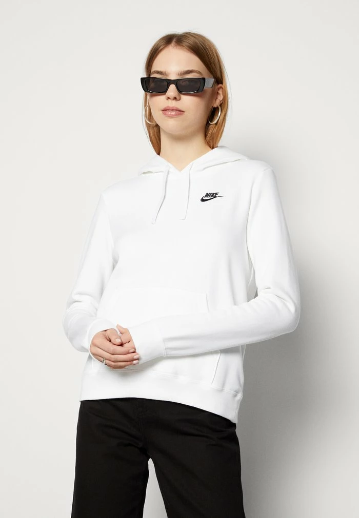 Nike Sportswear CLUB - Sweatshirt - White/black - Image 4