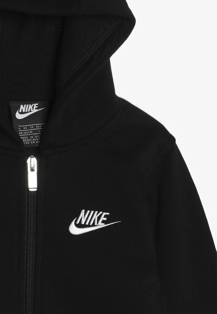 Nike Sportswear CLUB HOODIE - Zip-up Sweatshirt - Black - Image 5