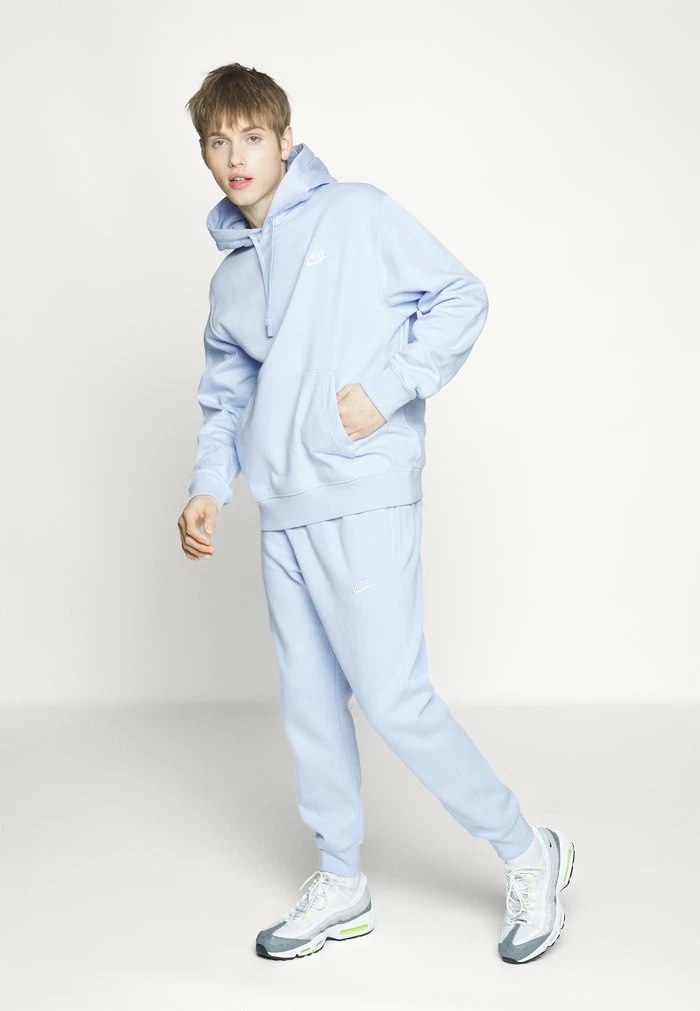 Nike Sportswear CLUB HOODIE - Hoodie - Light Marine/white - Image 5