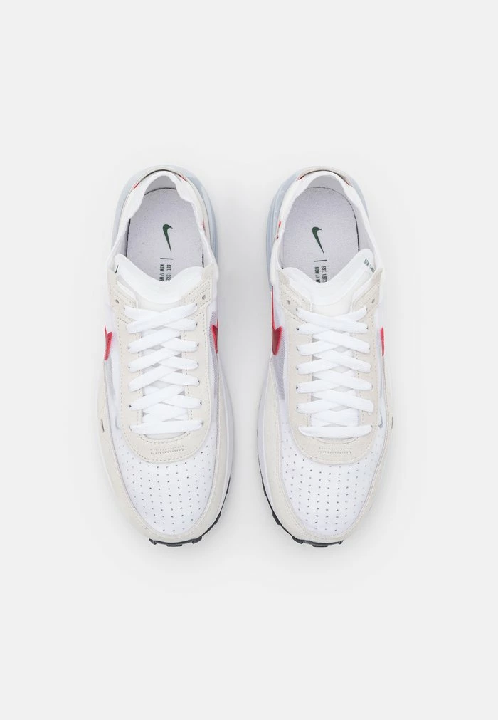 Nike Sportswear WAFFLE ONE - Trainers - White/university Red/noble Green/metallic Silver/black/summit White - Image 4