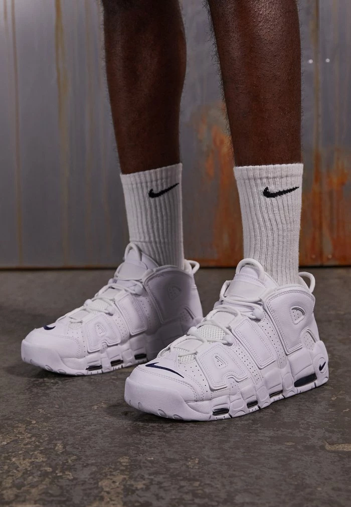 Nike Sportswear AIR MORE UPTEMPO '96 - Trainers - White/midnight Navy/white - Image 3