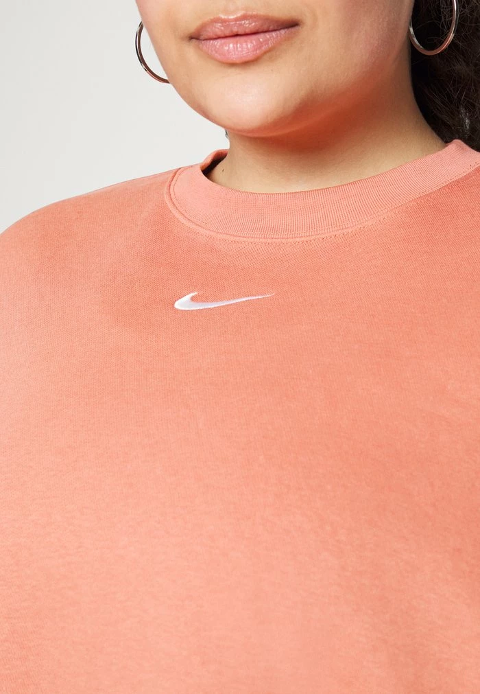 Nike Sportswear PLUS - Sweatshirt - Madder Root/white - Image 4