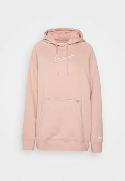 Nike Sportswear HOODIE OVER SIZED - Hoodie - Rose Whisper/white