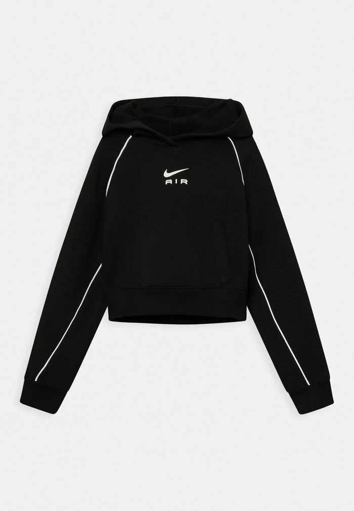 Nike Sportswear AIR HOODIE - Hoodie - Black/black/white