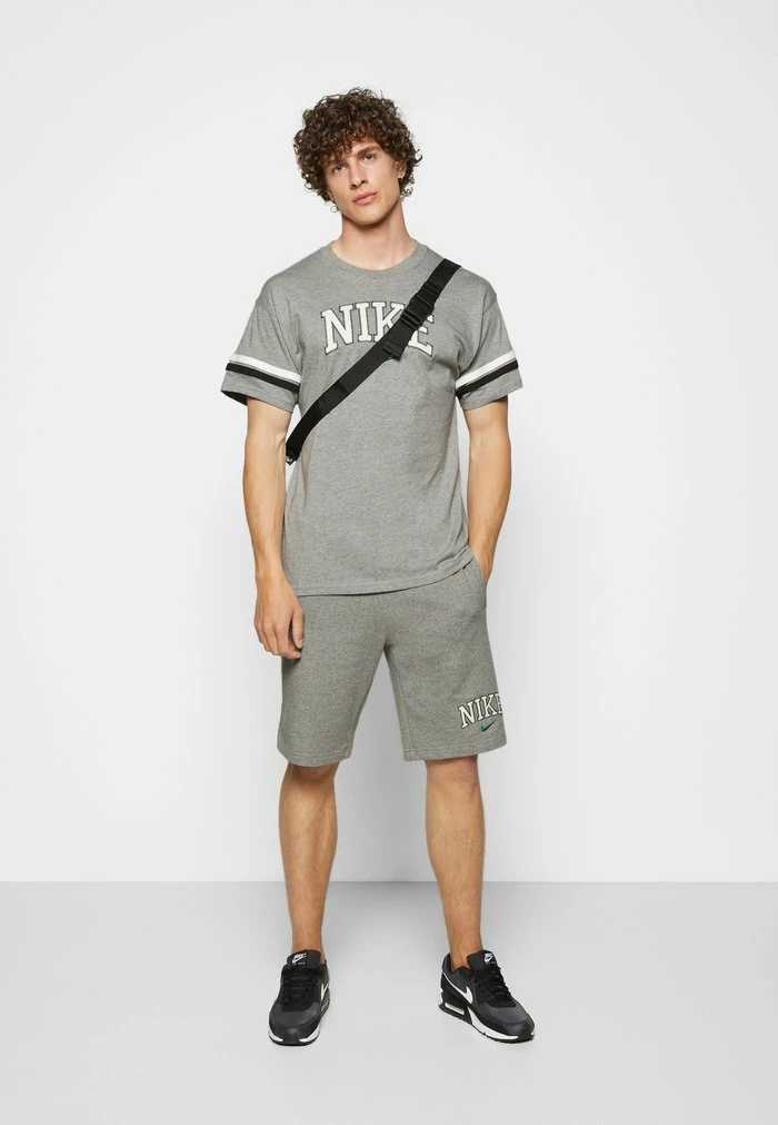 Nike Sportswear RETRO TEE - Print T-shirt - Grey Heather - Image 2