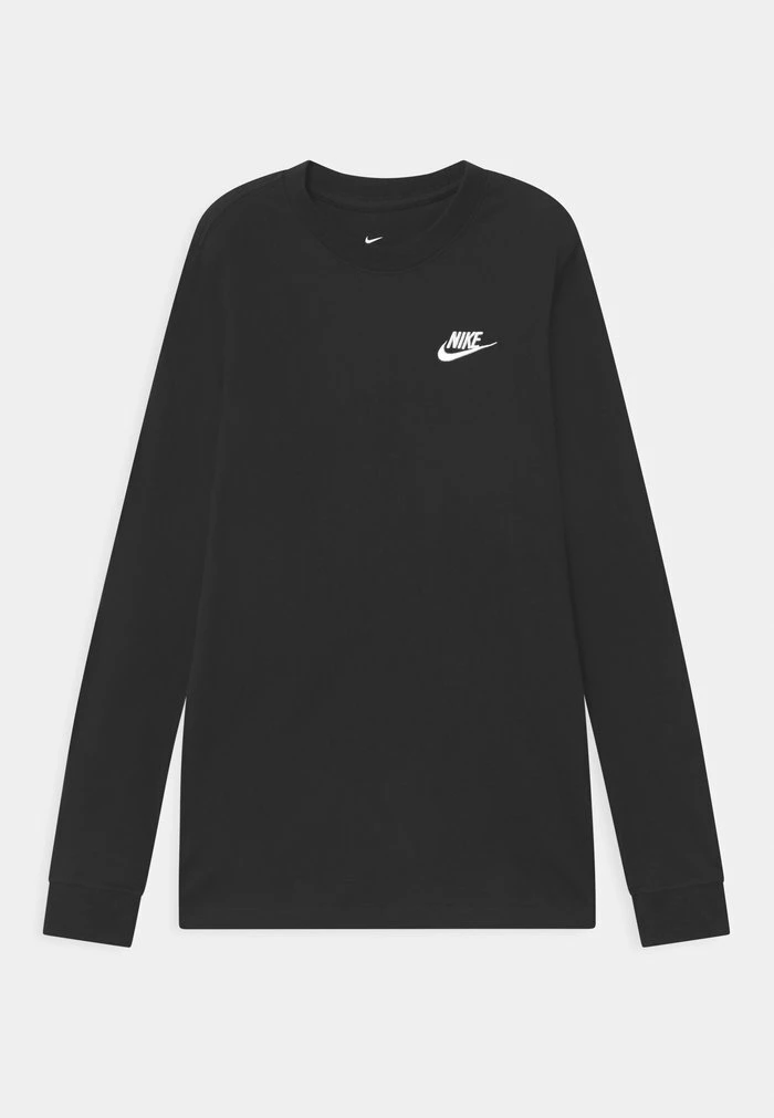 Nike Sportswear B NSW TEE LS EMB FUTURA - Long Sleeved Top - Black