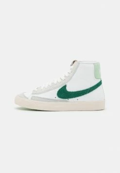 Nike Sportswear W BLAZER MID 77 - High-top Trainers - Summit White/gorge Green/light Silver/honeydew/moon Fossil/light Orewood Brown