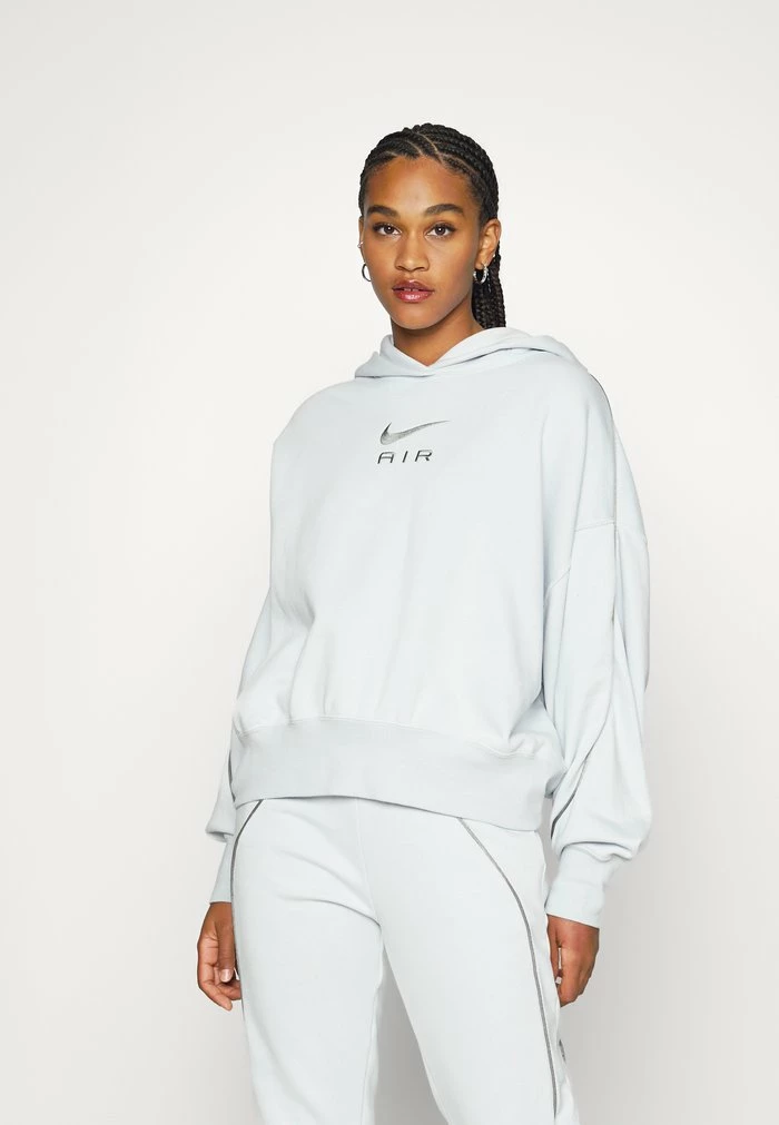 Nike Sportswear AIR HOODIE - Sweatshirt - Pure Platinum/flat Pewter - Image 4