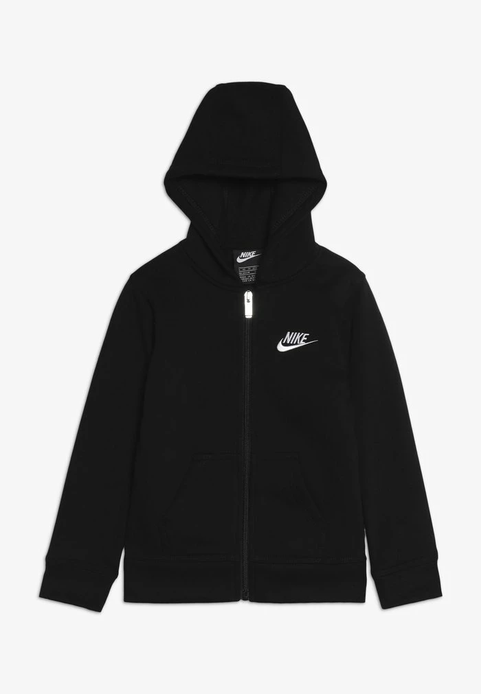 Nike Sportswear CLUB HOODIE - Zip-up Sweatshirt - Black