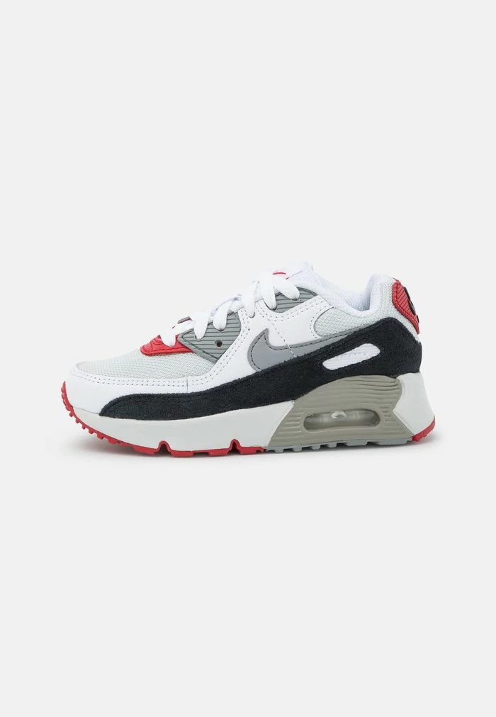 Nike Sportswear AIR MAX 90 LTR PS UNISEX - Trainers - Photon Dust/particle Grey/varsity Red/white