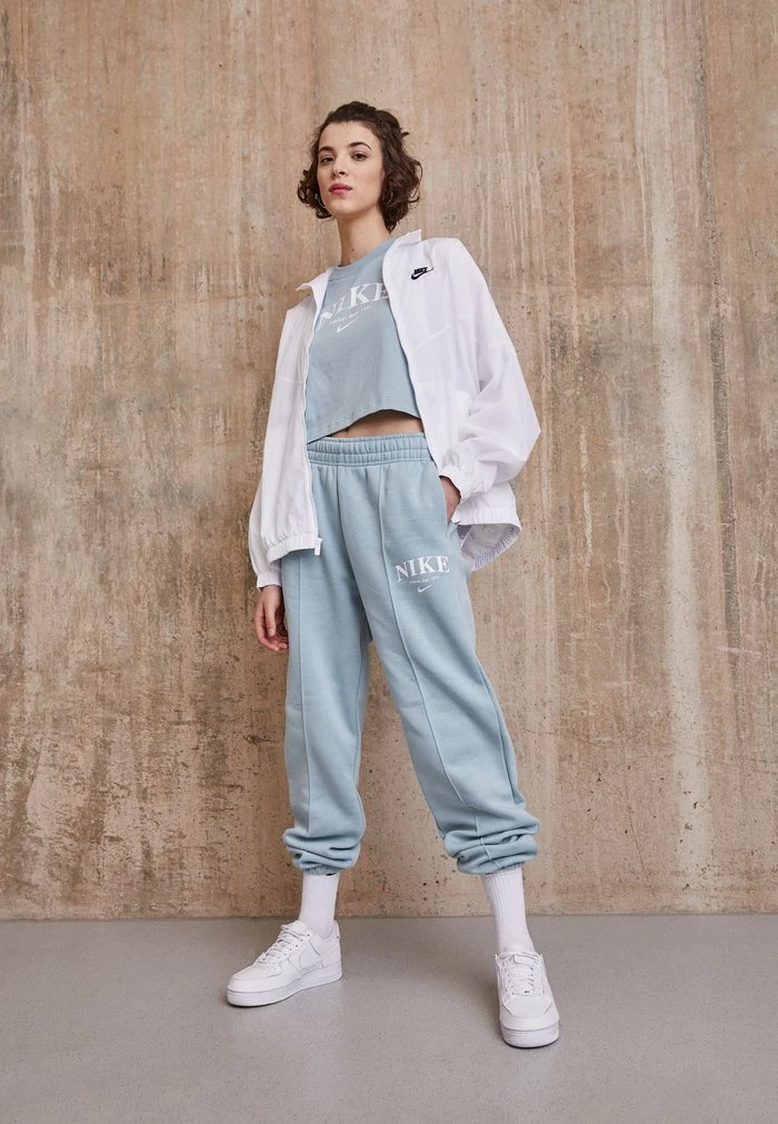 Nike Sportswear PANT - Tracksuit Bottoms - Ocean Cube/white