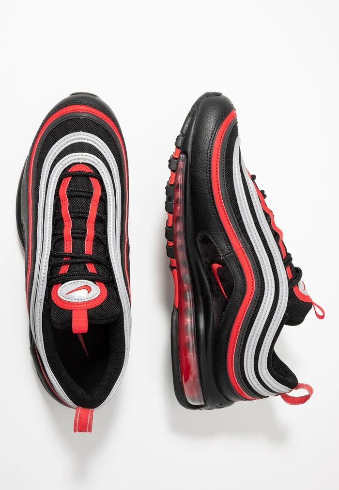 Nike Sportswear AIR MAX 97 - Trainers - Black/university Red/metallic Silver - Image 2