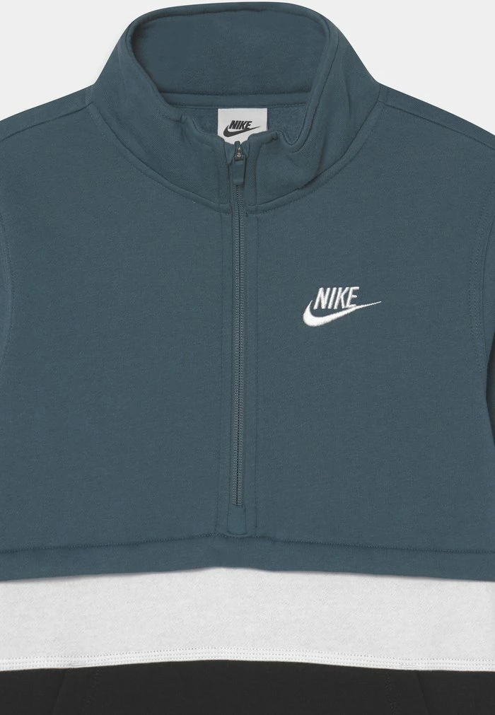 Nike Sportswear CLUB HALF ZIP - Sweatshirt - Ash Green/black/white - Image 3