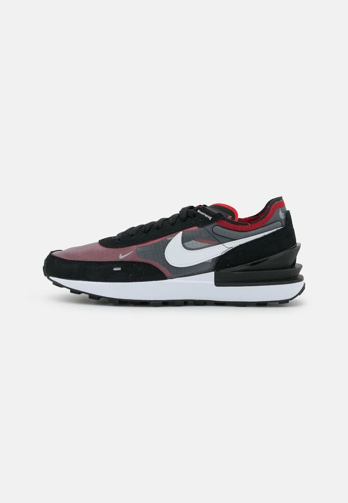 Nike Sportswear WAFFLE ONE SE - Trainers - Black/white/sport Red