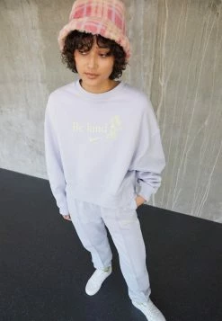 Nike Sportswear TREND CREW OVERSIZED - Sweatshirt - Pure Violet