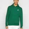 Nike Sportswear CLUB HOODIE - Hoodie - Gorge Green/gorge Green/white