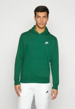 Nike Sportswear CLUB HOODIE - Hoodie - Gorge Green/gorge Green/white