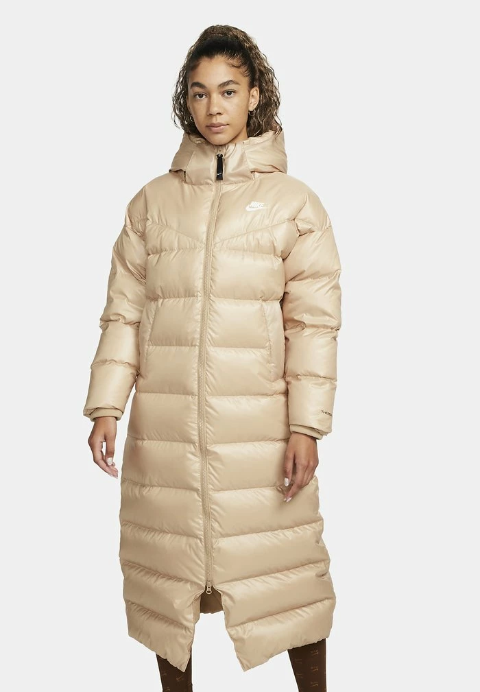 Nike Sportswear CITY - Down Coat - Hemp/white