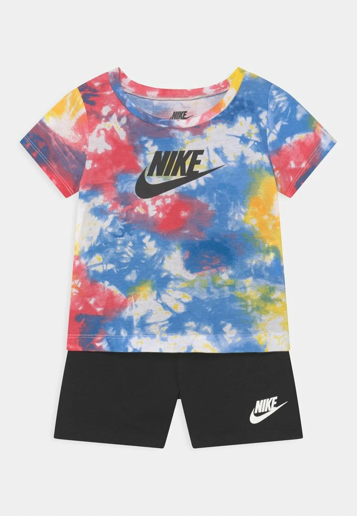 Nike Sportswear TIE DYE TEE SET - Shorts - Black