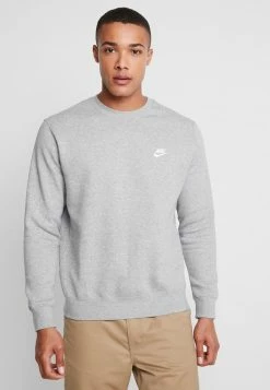 Nike Sportswear CLUB - Sweatshirt - Grey Heather/white