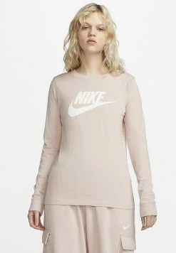 Nike Sportswear TEE ICON - Long Sleeved Top - Pink Oxford