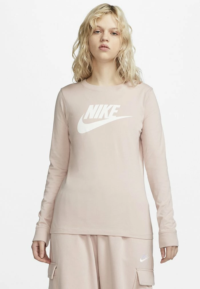 Nike Sportswear TEE ICON - Long Sleeved Top - Pink Oxford