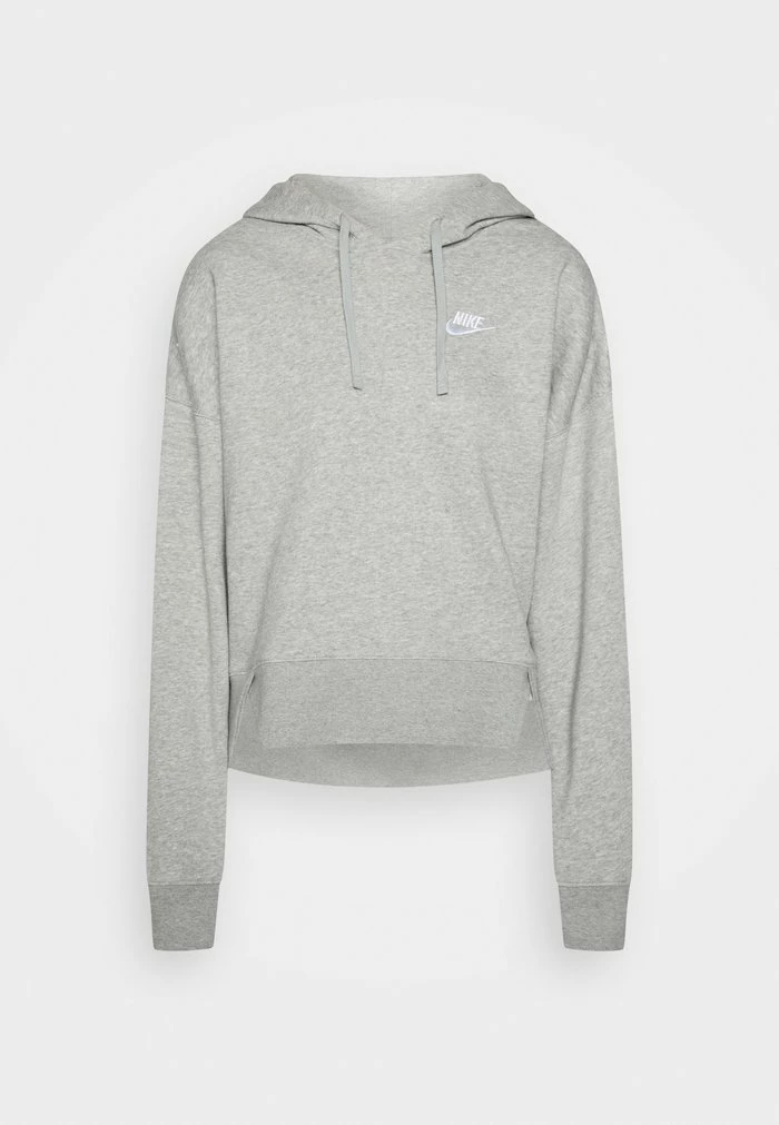 Nike Sportswear CLUB HOODIE - Sweatshirt - Grey Heather/white - Image 5
