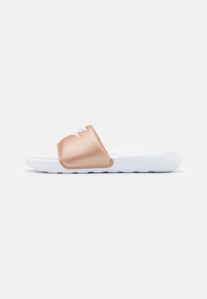 Nike Sportswear VICTORI ONE SLIDE - Slippers - Metallic Red Bronze/white