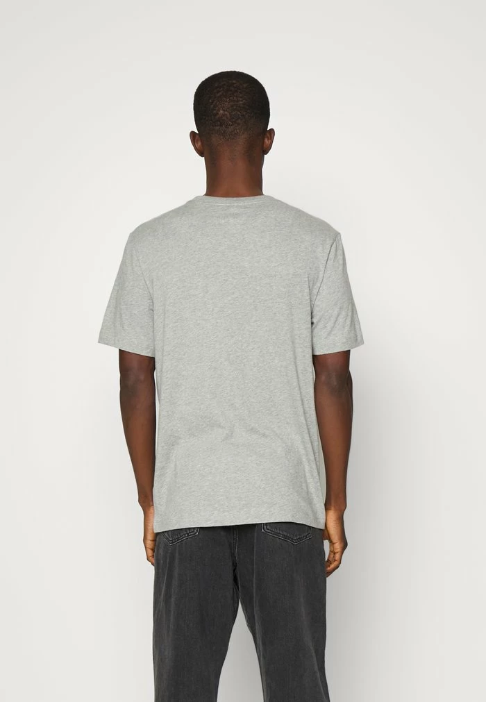 Nike Sportswear TEE - Print T-shirt - Dark Grey Heather/white - Image 3